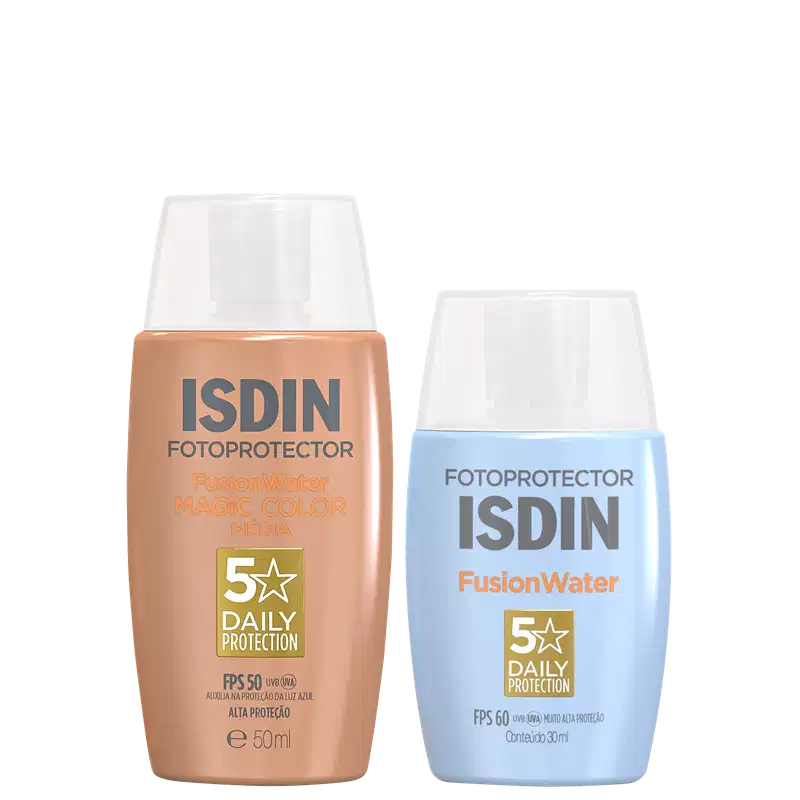 Kit ISDIN Fusion Water 5 Stars Color Média (2 Produtos)