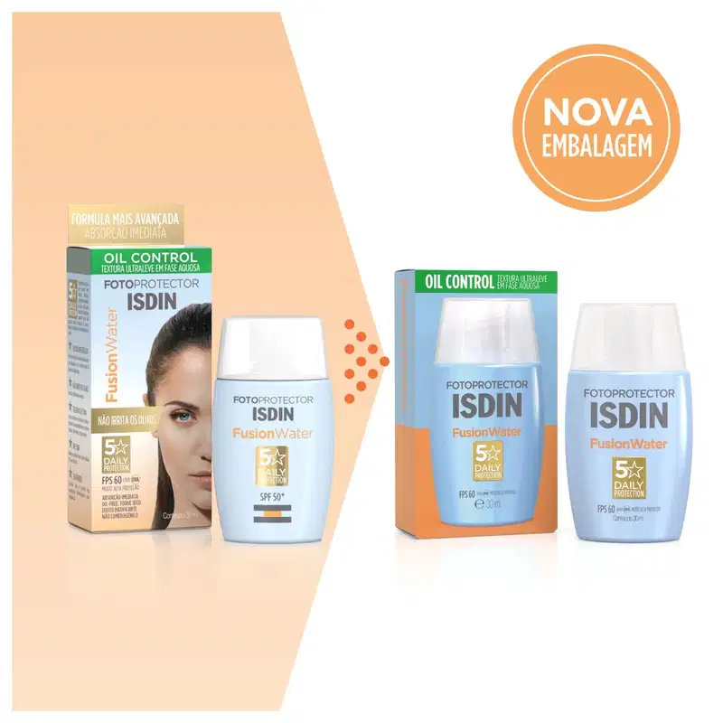 Kit ISDIN Fusion Water 5 Stars Color Média (2 Produtos)