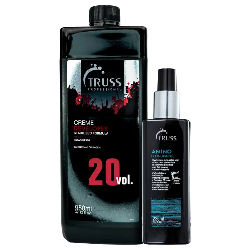 Kit TRUSS Amino Liponutriente + Creme Developer (2 Produtos)