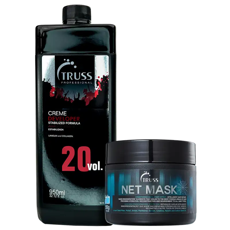 Kit TRUSS Net Mask + Creme Developer (2 Produtos)