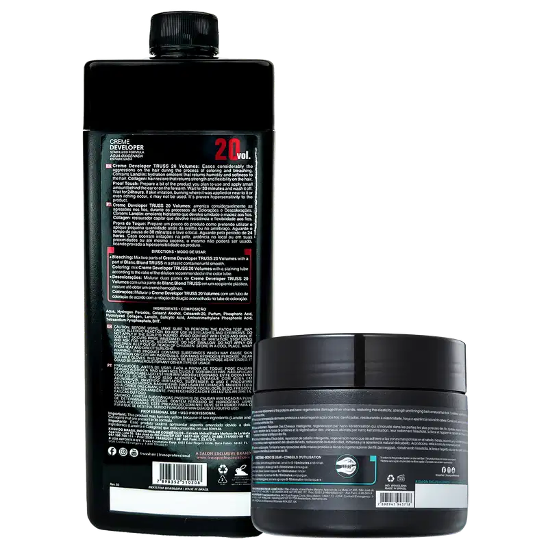 Kit TRUSS Net Mask + Creme Developer (2 Produtos)