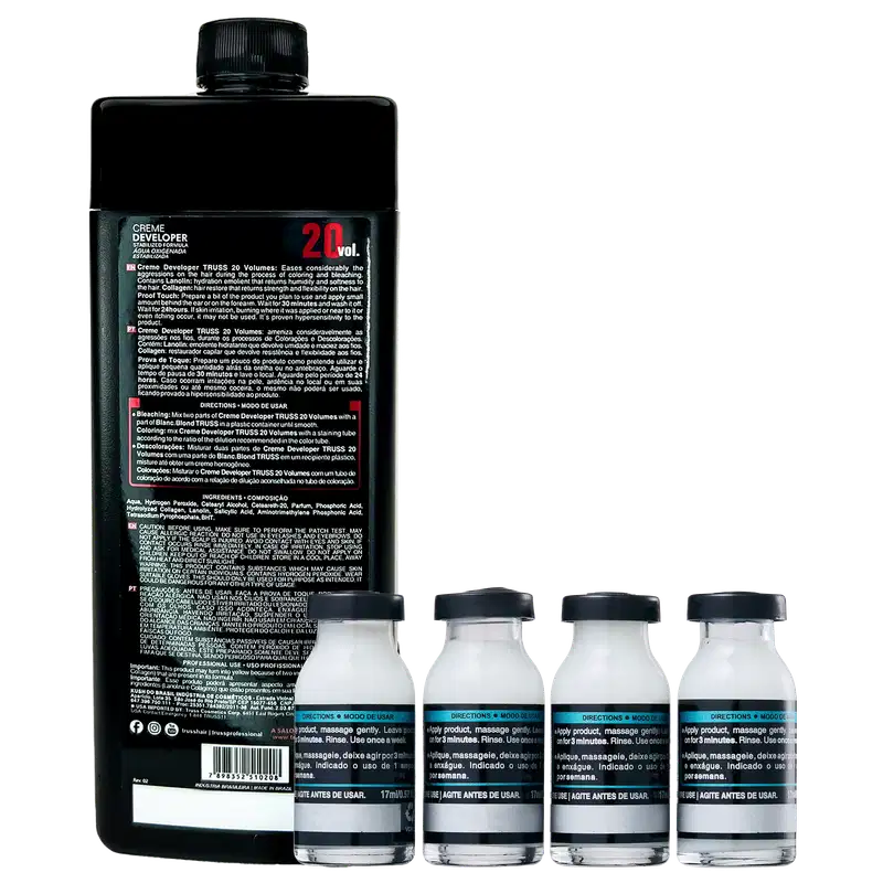 Kit TRUSS Shock Repair + Creme Developer (5 Produtos)