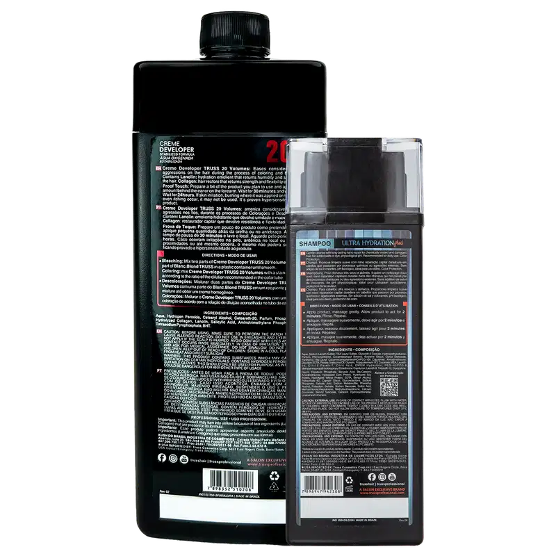 Kit TRUSS Ultra Hydration Plus + Creme Developer (2 Produtos)