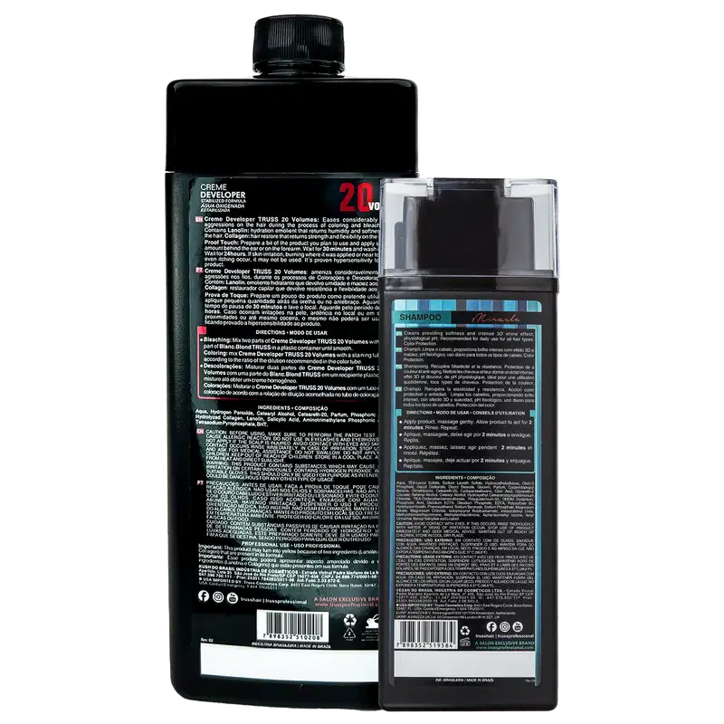 Kit TRUSS Miracle + Creme Developer (2 Produtos)