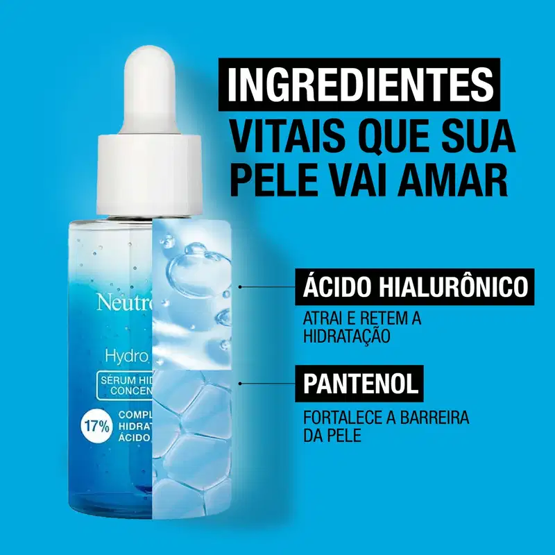 A imagem mostra um folheto com as informações dos ingredientes que compõe os produtos.