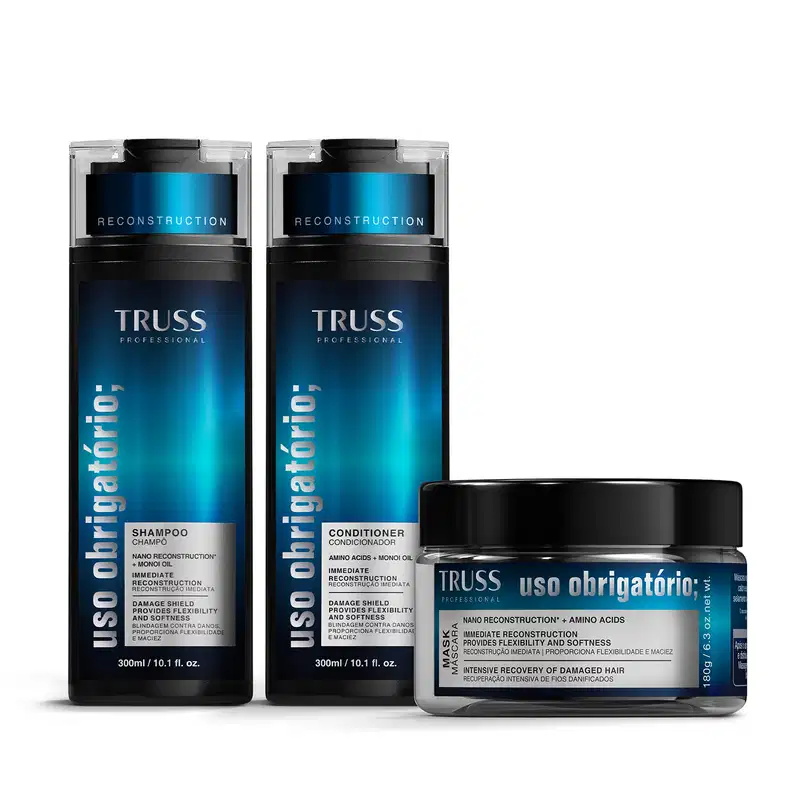 Kit TRUSS Uso Obrigatório Reconstruction  Trio (3 Produtos)