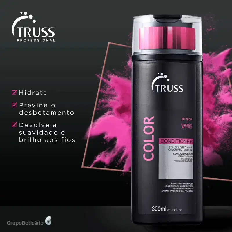 Kit TRUSS Color Shampoo & Condicionador Trio (3 Produtos)