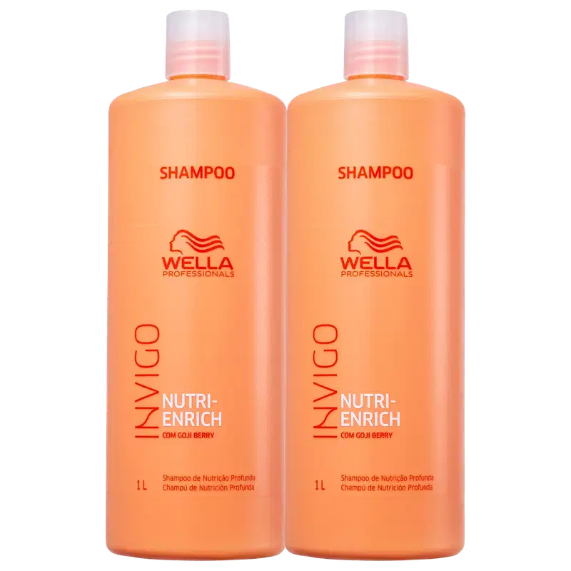 Kit Wella Professionals Invigo Nutri-Enrich Shampoo Salon Power (2 Unidades)