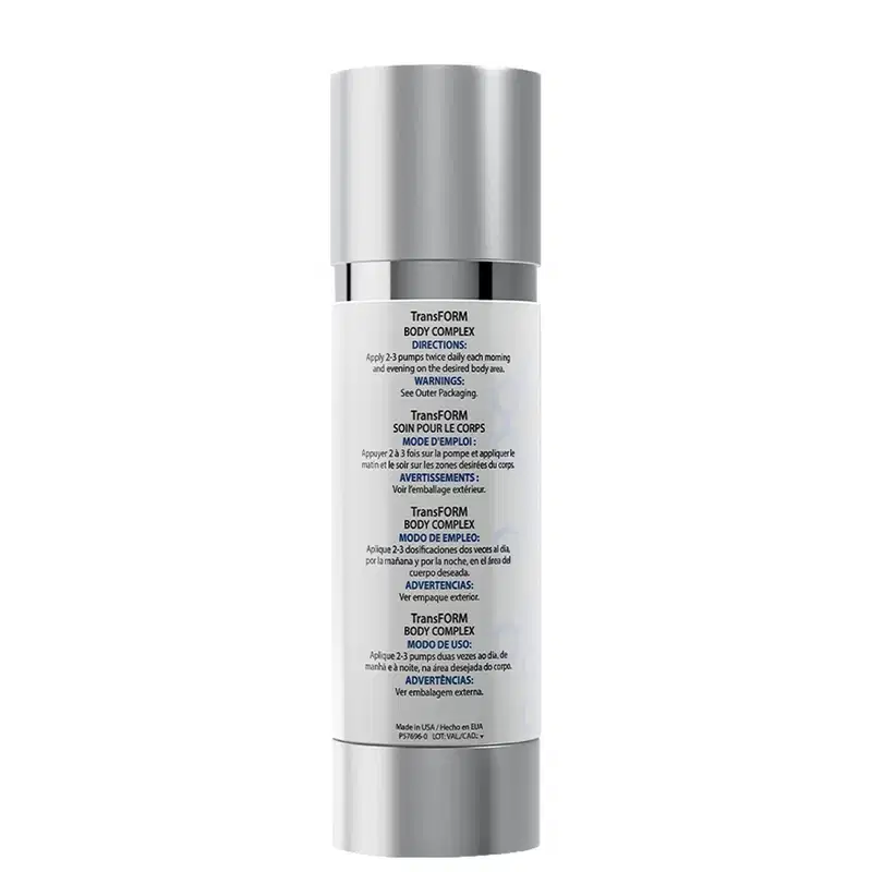 Verso do Alastin Transform Body Complex.