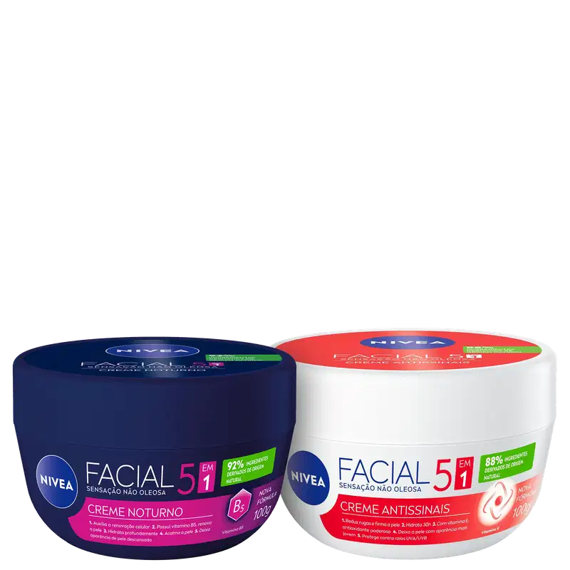 Kit NIVEA 5 em 1 (2 Produtos)