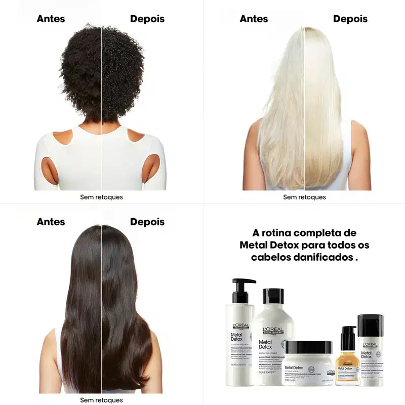 Kit L'Oréal Professionnel Metal Detox Treatment (2 Produtos)