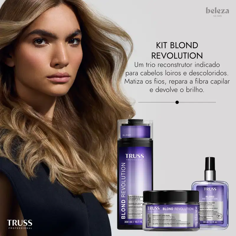 Kit TRUSS Blond Revolution Trio Impassable (3 Produtos)