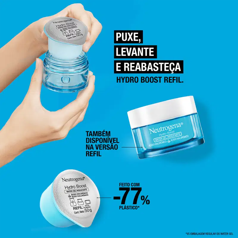 Kit Neutrogena Hydro Boost Water Gel Refil Trio (3 Unidades)