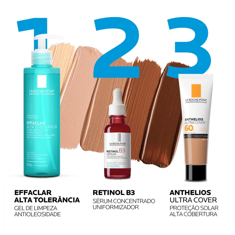 Kit La Roche-Posay Mela B3 Anthelios Ultra Cover Cor 5.0 FPS 60 (2 Produtos)
