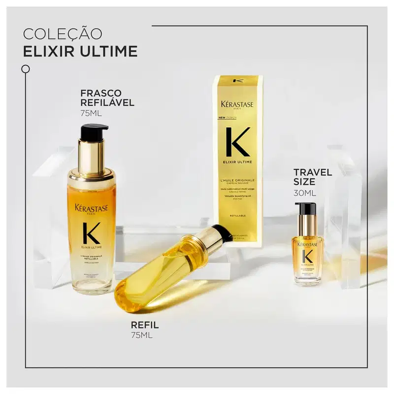 Kit Kérastase Genesis Elixir Ultime L'Huile Originale Mini (2 Produtos)