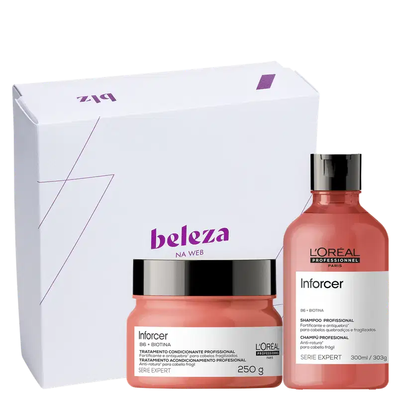 Kit Beleza na Web L'Oréal Professionnel Serie Expert Inforcer (2 Produtos)