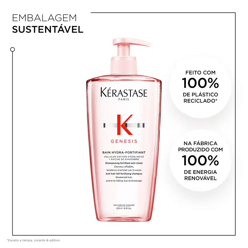 Kit Kérastase Genesis Bain Hydra-Fortifiant Trio Refil (3 Produtos)