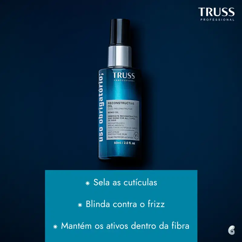 Kit TRUSS Color + Uso Obrigatório Oil Trio, 3 produtos.