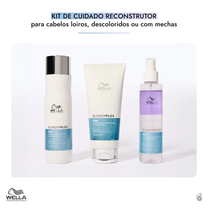 Kit Wella Professionals BlondorPlex Trio (3 Produtos)