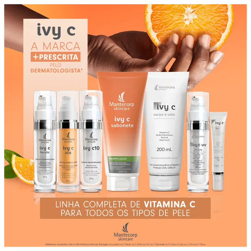 Kit Mantecorp Ivy C Corpo e Colo + Ferulic (2 Produtos)