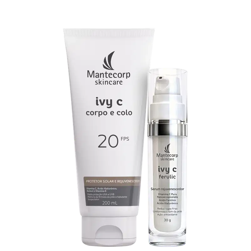 Kit Mantecorp com Ivy C Corpo e Colo  e Ivy C Ferulic