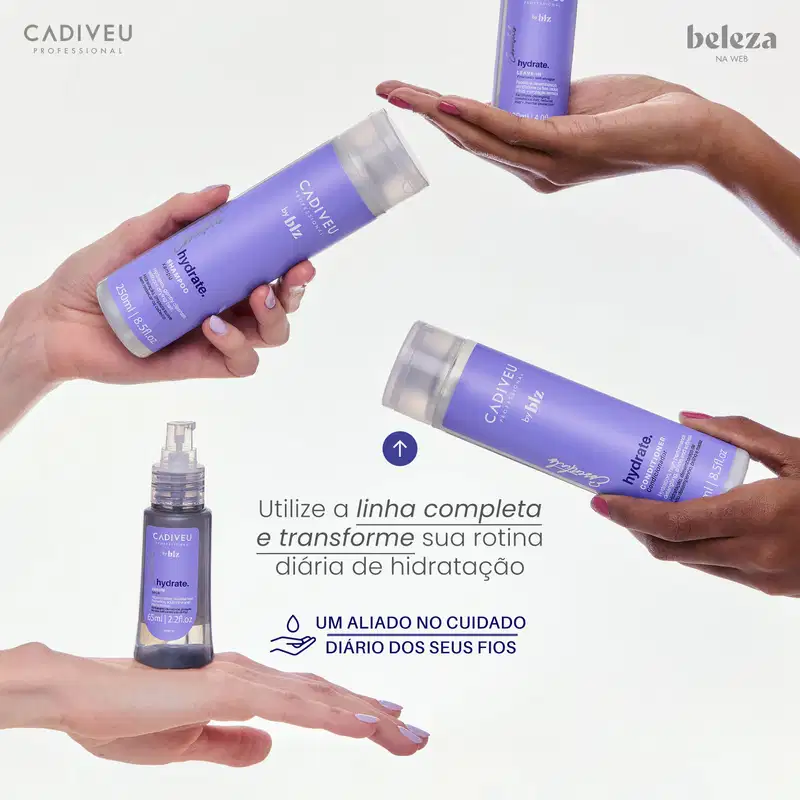 Kit Cadiveu Professional Essentials Hydrate by BLZ Completo (5 Produtos)