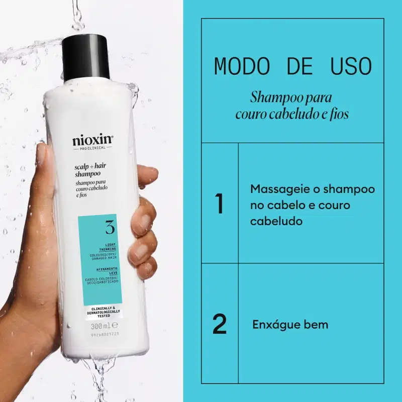 Kit Nioxin Volume Thinning Sistema 3 Salon Duo (2 Produtos)
