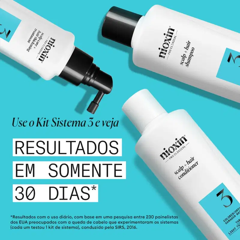 Kit Nioxin Volume Thinning Sistema 3 Salon Duo (2 Produtos)