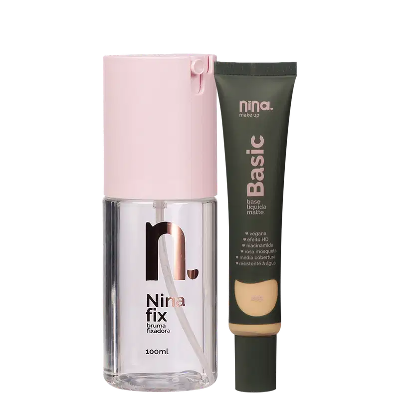 Kit Nina Makeup Fix & Basic 5 (2 Produtos)