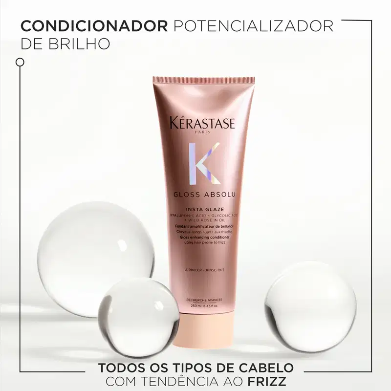 Kit Kérastase Gloss Absolu Squad (4 Produtos)