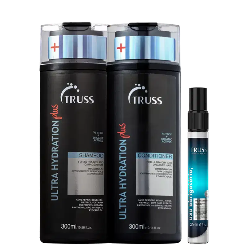Kit TRUSS Uso Obrigatório + Ultra Hydration Plus Trio (3 Produtos)