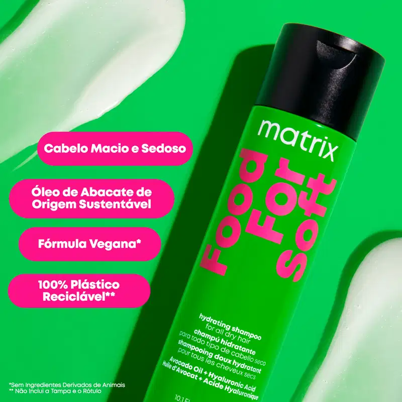 Kit Matrix Food For Soft + Glow Mania Quarteto (4 Produtos)