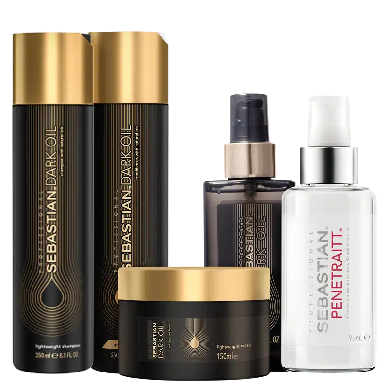 Kit Sebastian Professional Dark Oil + Penetraitt Nutre Dream (5 Produtos)