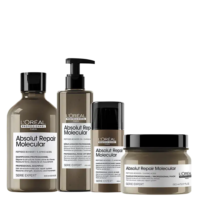 Kit L'Oréal Professionnel com produtos da linha Absolut Repair Molecular