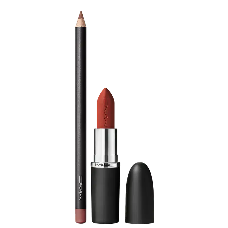 Kit M·A·C MACximal Sugar Dada + Lip Pencil Cool Spice, 2 produtos.