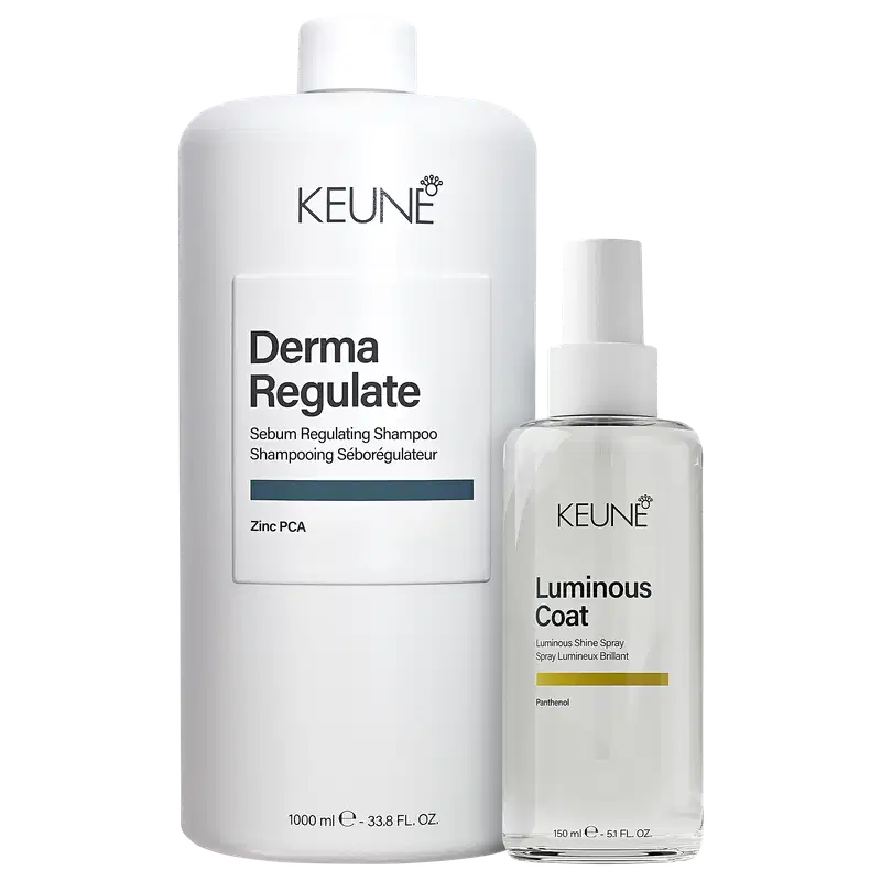 Kit Keune Luminous Coat e Derma Regulate (2 Produtos)