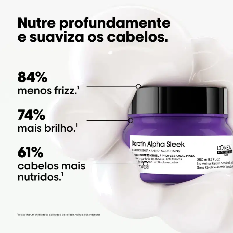 Kit L'Oréal Professionnel Keratin Alpha Sleek Duo (2 Produtos)