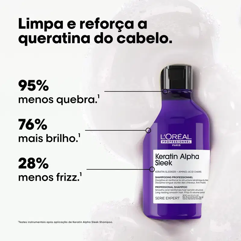 Kit L'Oréal Professionnel Keratin Alpha Sleek Duo (2 Produtos)