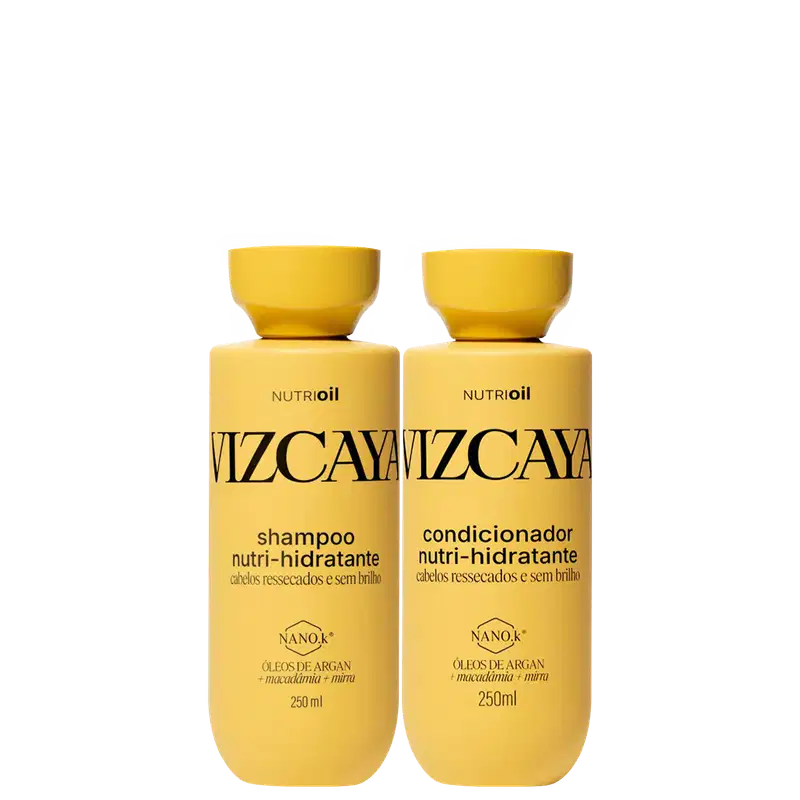Kit Vizcaya Nutri Oil Duo Basic, 2 produtos.