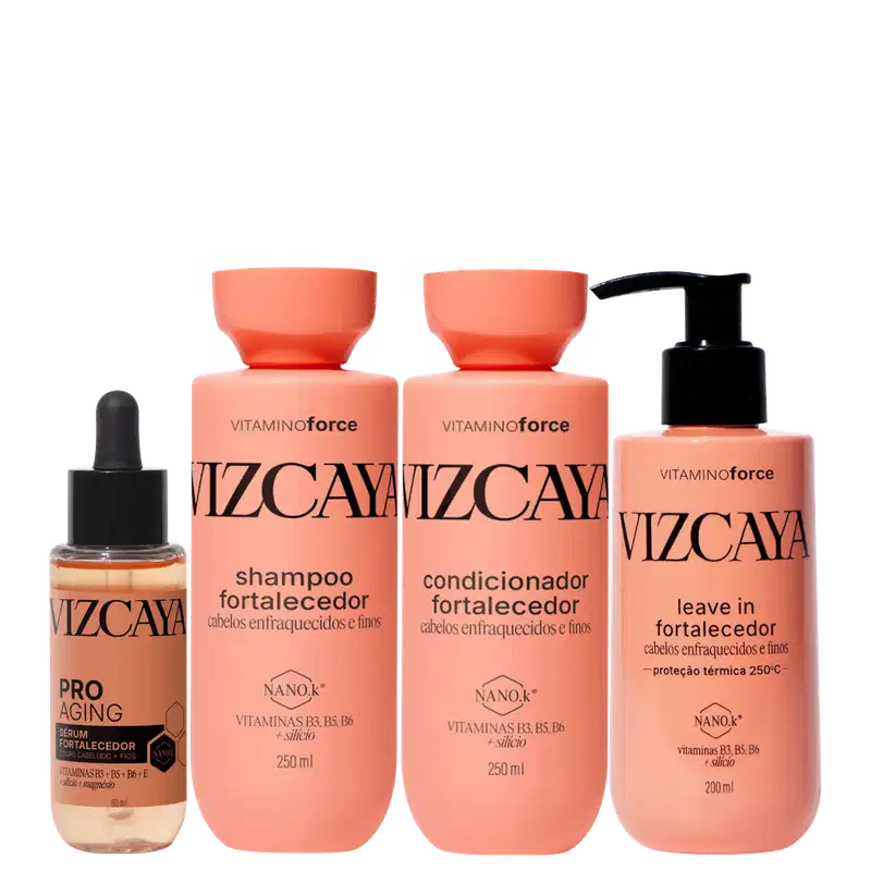 Kit Vizcaya Vitamino Force Quarteto, 4 produtos.