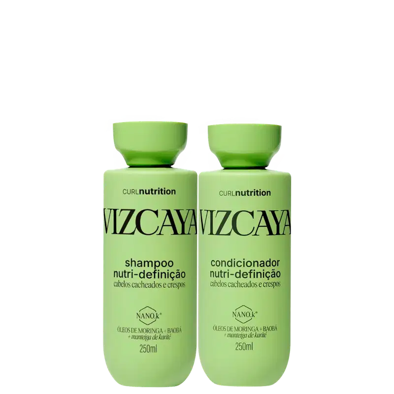 Kit Vizcaya Curl Nutrition Duo Basic, 2 produtos.