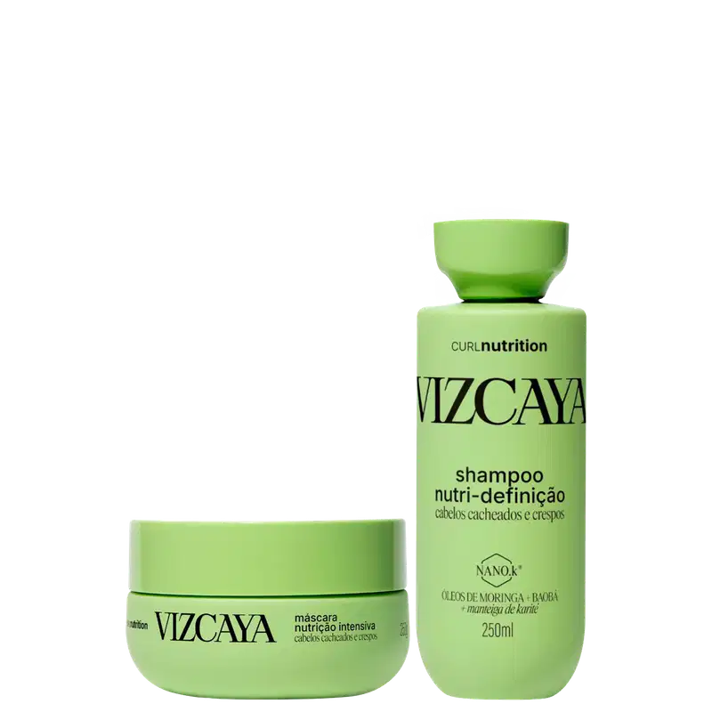 Kit Vizcaya Curl Nutrition Duo Treat, 2 Produtos.