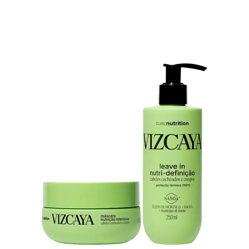 Kit Vizcaya Curl Nutrition Duo Treat, 2 Produtos.