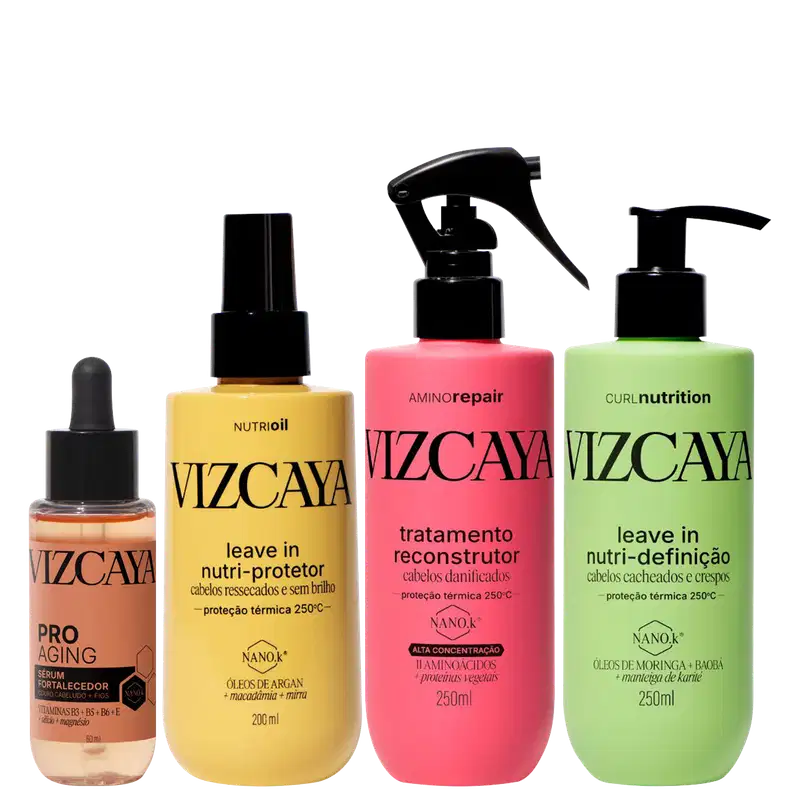 Kit Vizcaya Full, 4 produtos.
