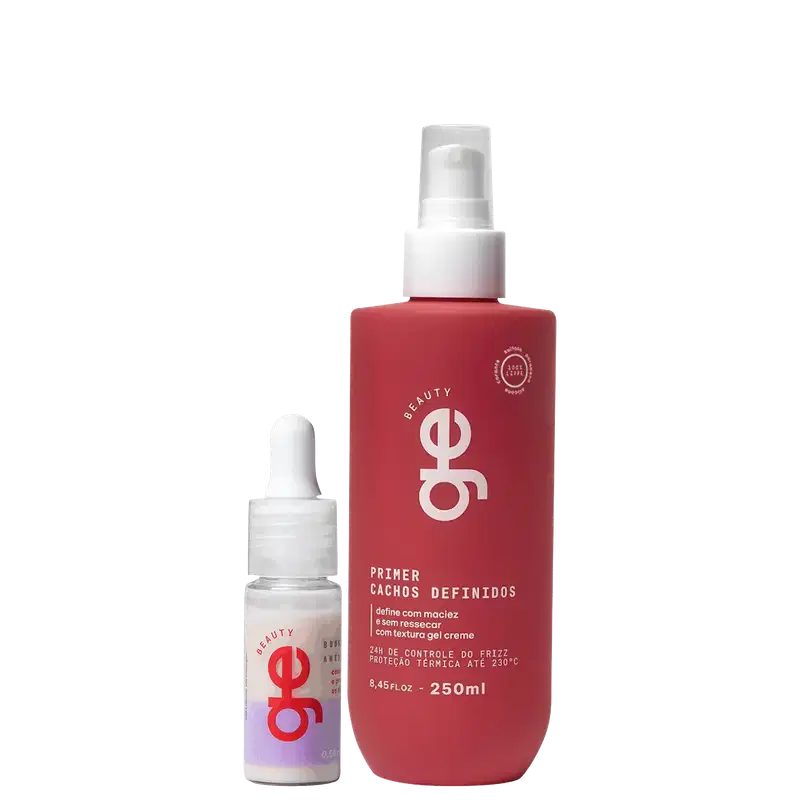 Kit GE Beauty Dupla Cachos Sem Frizz Duo, 2 produtos.