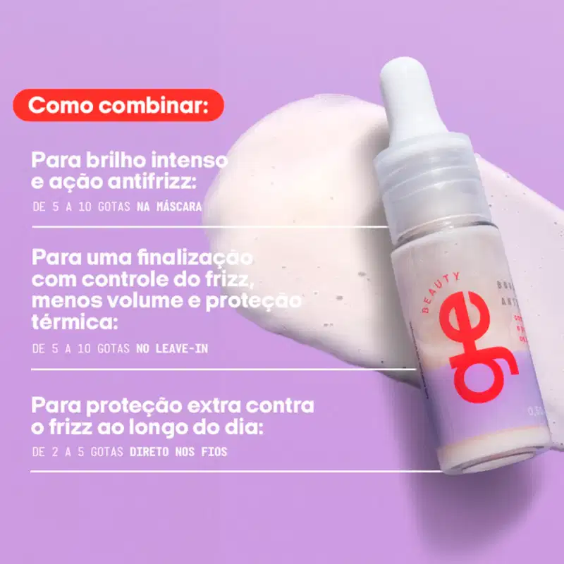 Kit GE Beauty Dupla Liso Sem Frizz Duo (2 Produtos)