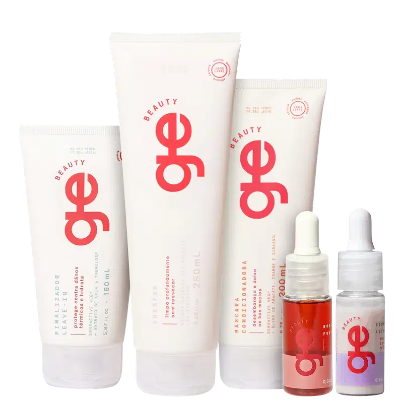 Kit GE Beauty Cuidados Diários Quinteto, 5 Produtos.