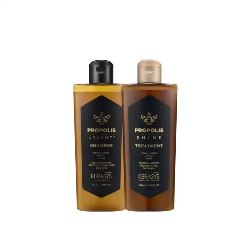 Kerasys Trio Própolis (Shampoo + Tratamento Shine 180ml + Máscara Repair 250ml)