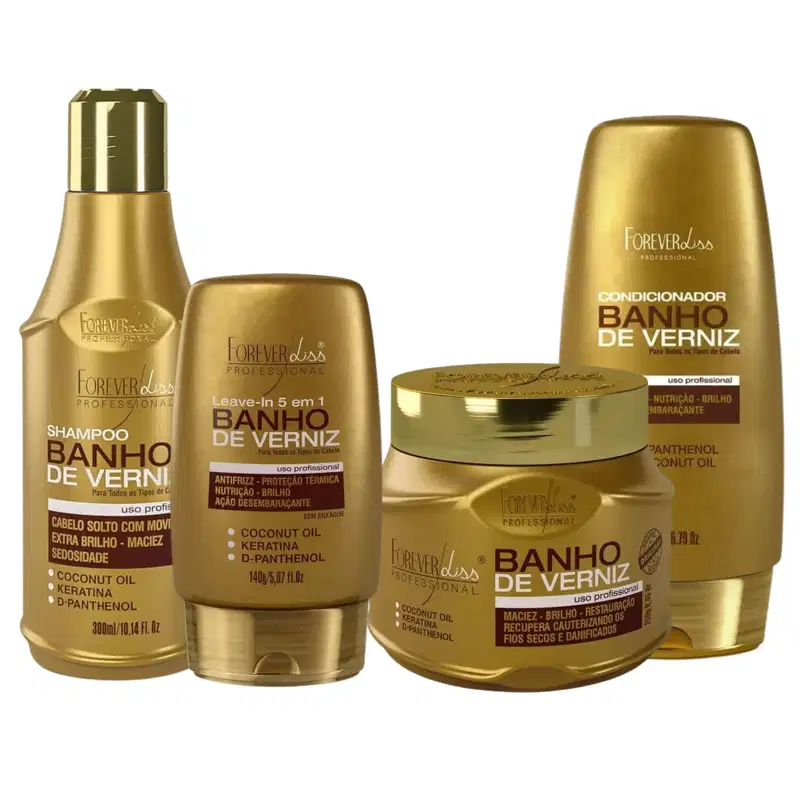 Kit Banho de Verniz Forever Liss Home Care