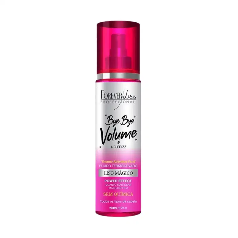 Kit Bye bye e Shampoo Máscara Banho de verniz Forever Liss